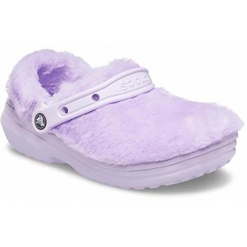 Crocs Classic Fur Sure Klumpa Férfi Lila | HU 0772KORI